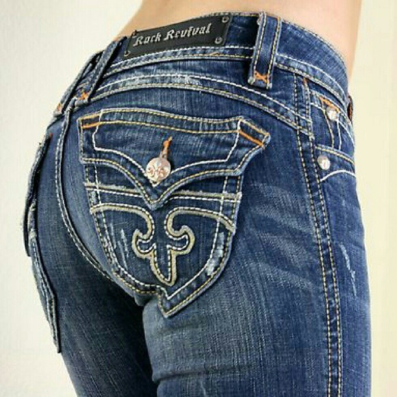 Rock Revival Denim - Rock Revival Patti Boot Cut Distressed Jeans 27